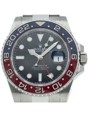 Rolex GMT-Master 2 Watch Oyster SS Black